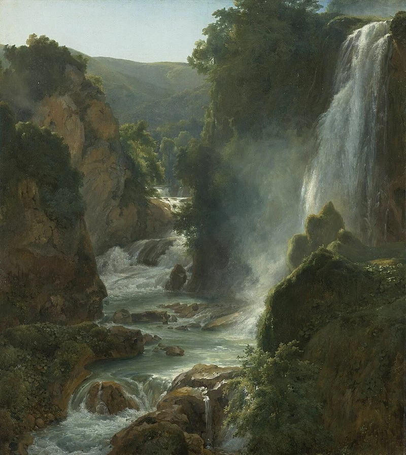 La cascata di Tivoli - Louvre, Parigi